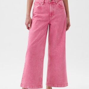 GAP high rise wide leg jeans